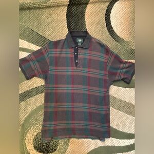 Dockers plaid golf polo MEDIUM